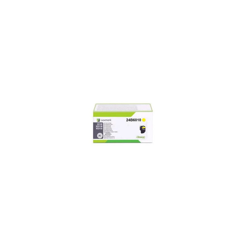 Toner authentique Lexmark 24B6010 - Jaune