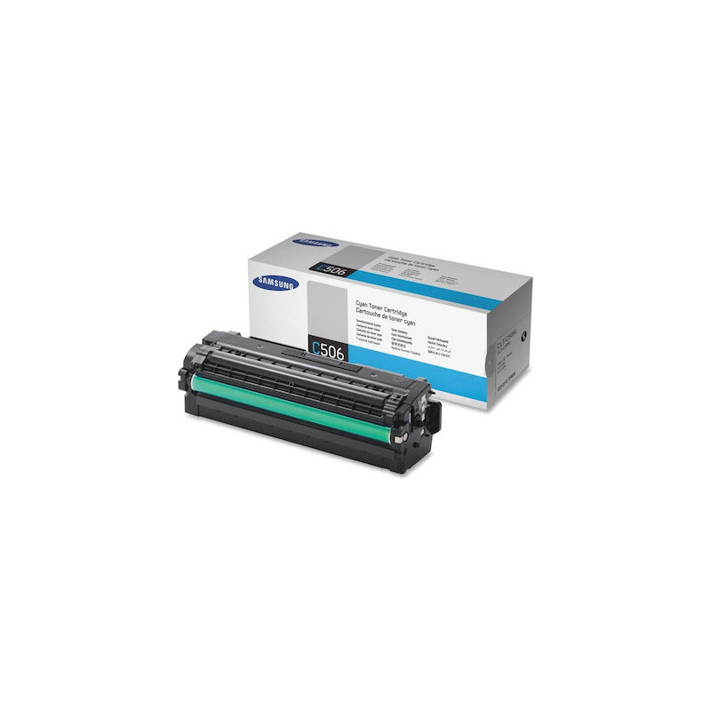 Toner authentique Samsung CLTC506LELS, SU038A - Cyan