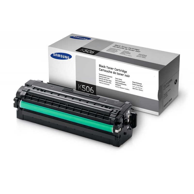 Toner authentique Samsung CLTK506LELS, SU171A - noir