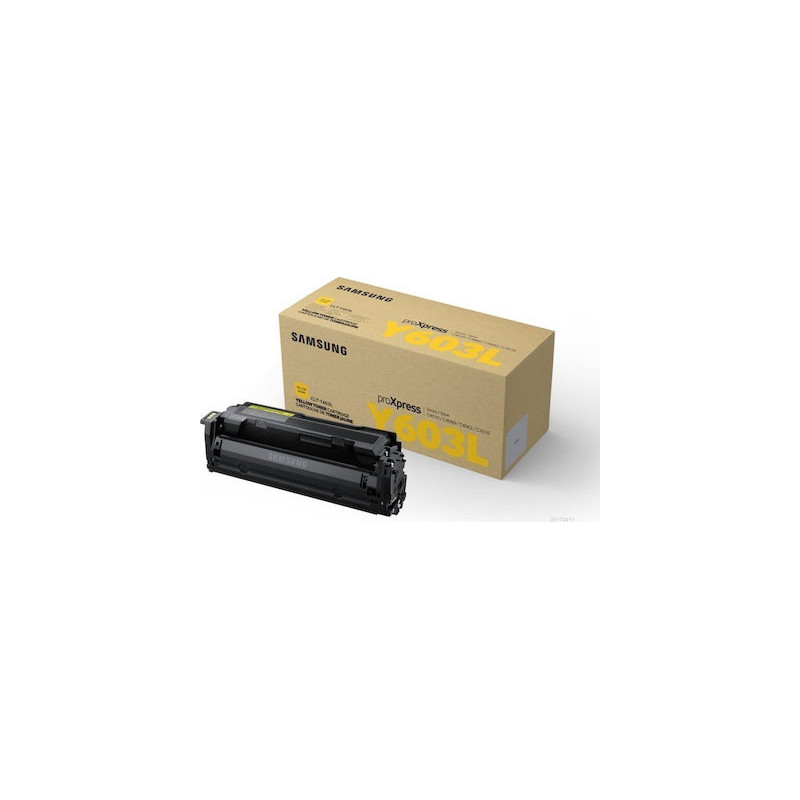 Toner authentique Samsung CLTY603LELS, SU557A - Jaune