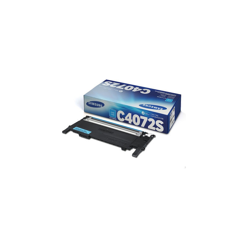 Toner authentique Samsung CLT-C407S, C4072S, C4073S - Cyan