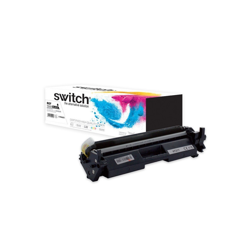 SWITCH Toner compatible avec CF217A, 17A - Noir