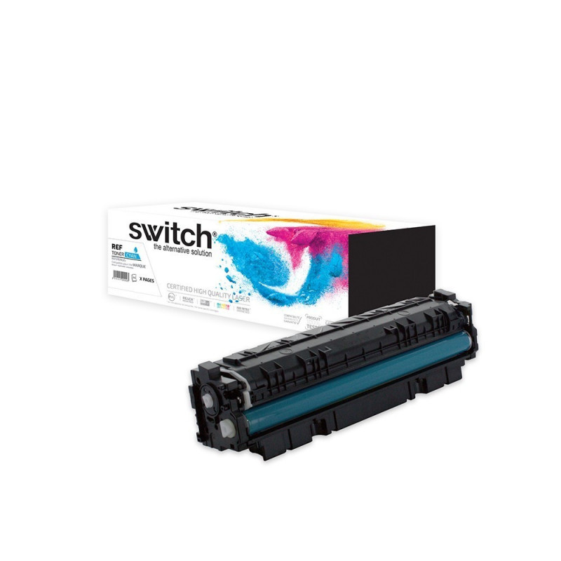 SWITCH Toner compatible avec CF411X - Cyan