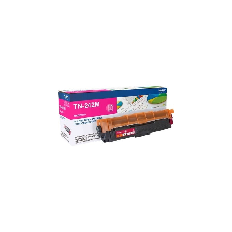 Toner authentique Brother TN-242M - Magenta
