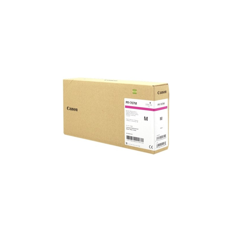 Canon UPFI707M Cartouche authentique 9823B001, PFI707M - Magenta