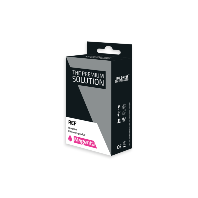 Hp GT52 - Flacon d'encre compatible M0H55AE - Magenta