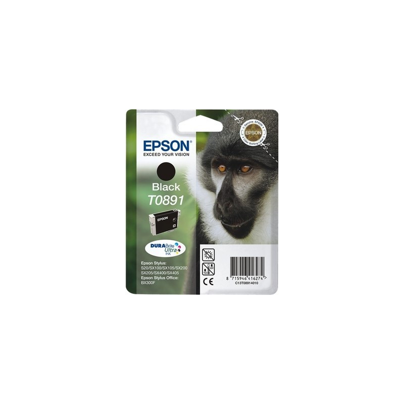 Epson E891 Cartouche authentique C13T08914011 - Noir