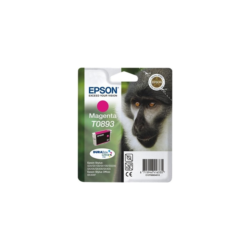 Epson E893 Cartouche authentique C13T08934011 - Magenta