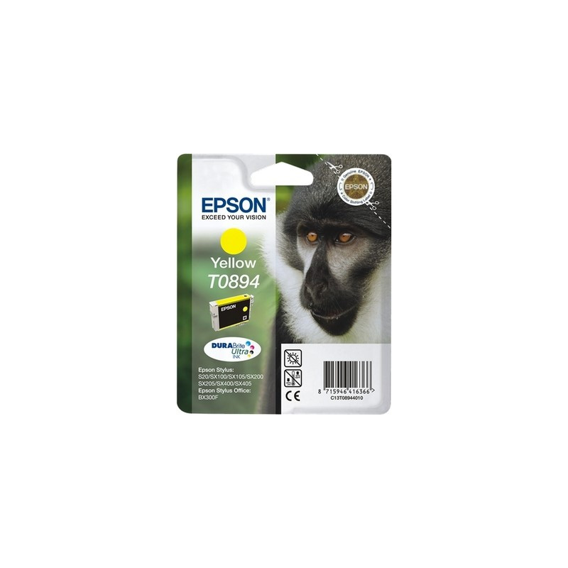 Epson E894 Cartouche authentique C13T08944011 - Jaune