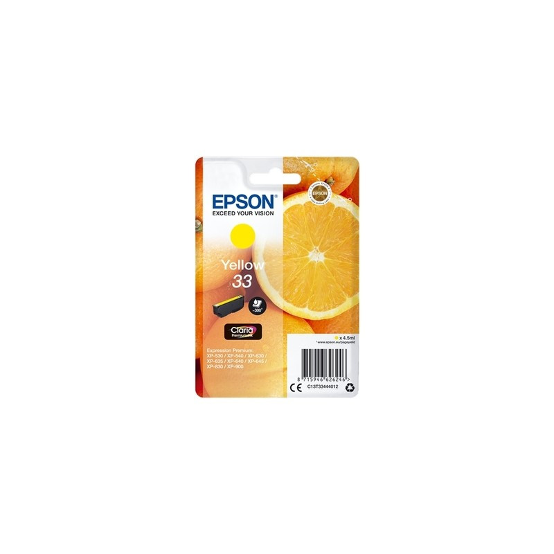 Epson UT3344 Cartouche authentique T334440 - Jaune