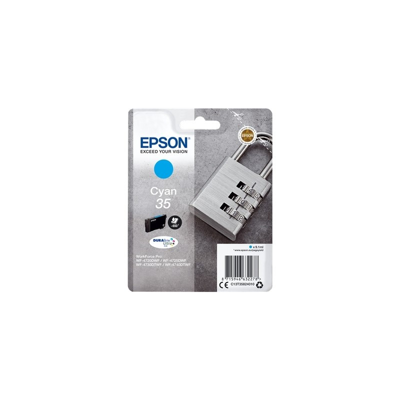 Epson UT3582 Cartouche authentique T35824010 - Cyan