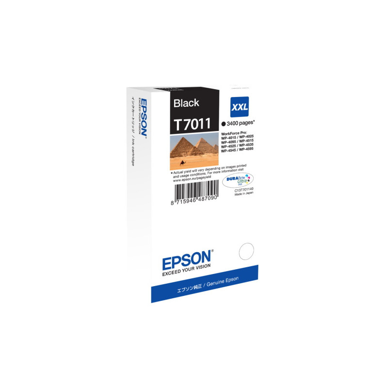 Cartouche authentique Epson C13T70114010 - noir