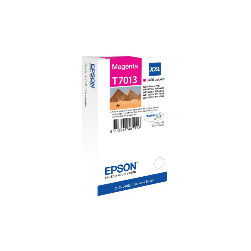 Cartouche authentique Epson C13T70134010 - Magenta