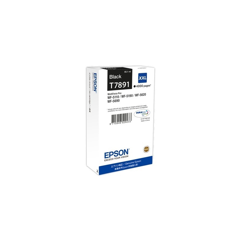 Cartouche authentique Epson T789140 - noir