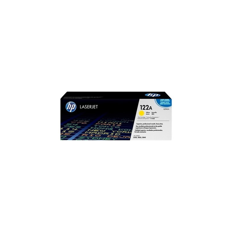 Toner authentique Hp Q3962A - Jaune