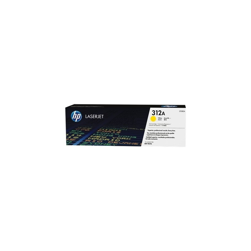 Toner authentique Hp CF382A, 312A - Jaune