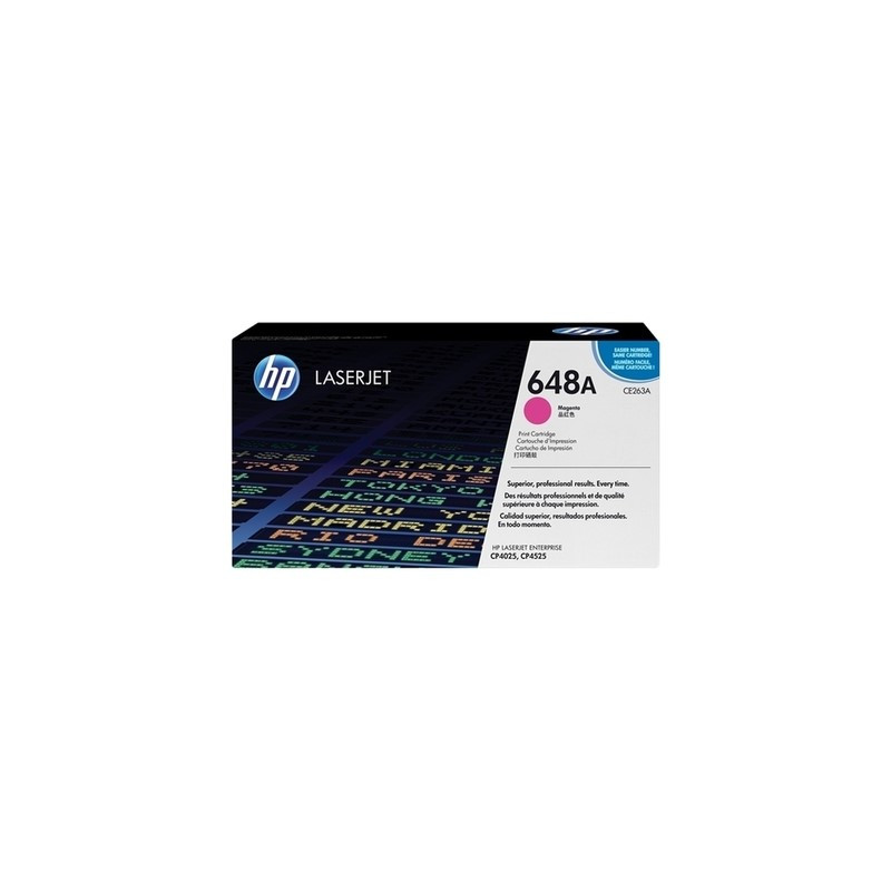 Toner authentique Hp CE263A, 648A - Magenta