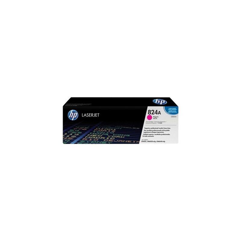 Hp 824A - Toner authentique CB383A, 824A - Magenta