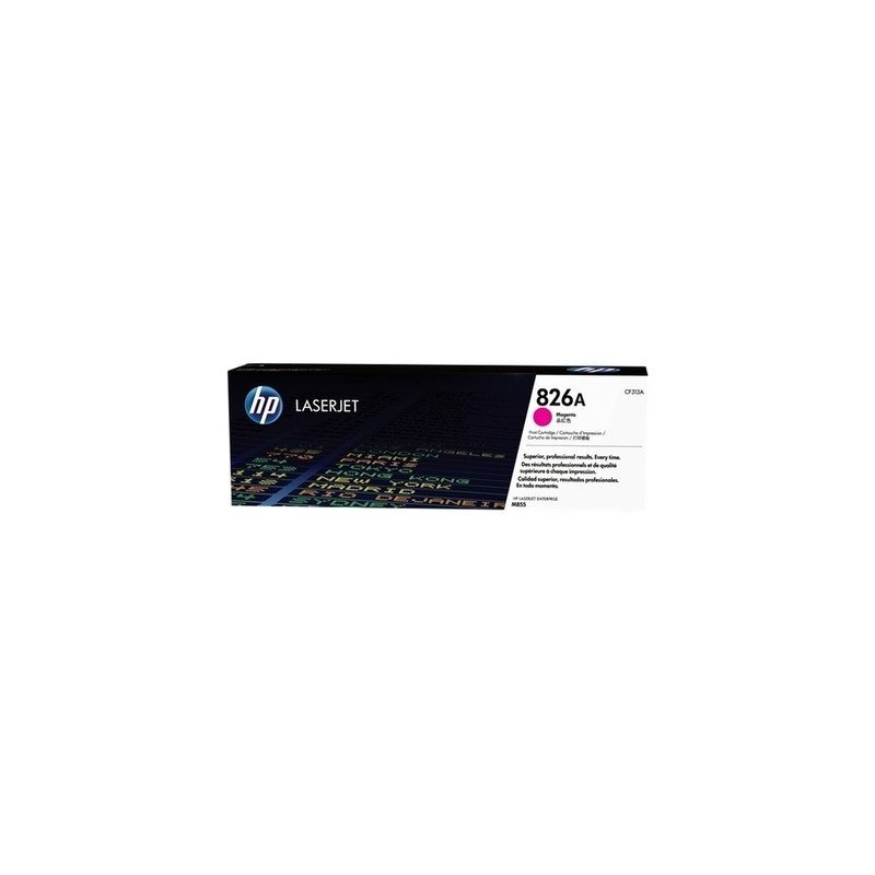 Toner authentique Hp CF313A, 826A - Magenta