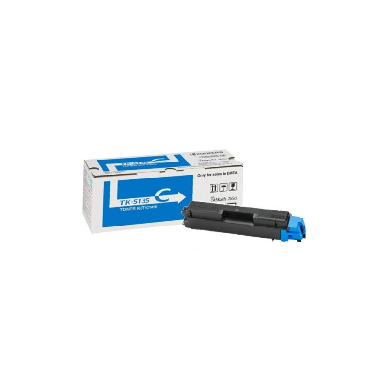 Toner authentique Kyocera Mita TK5135C - Cyan