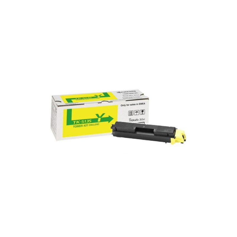 Toner authentique Kyocera Mita TK5135Y - Jaune