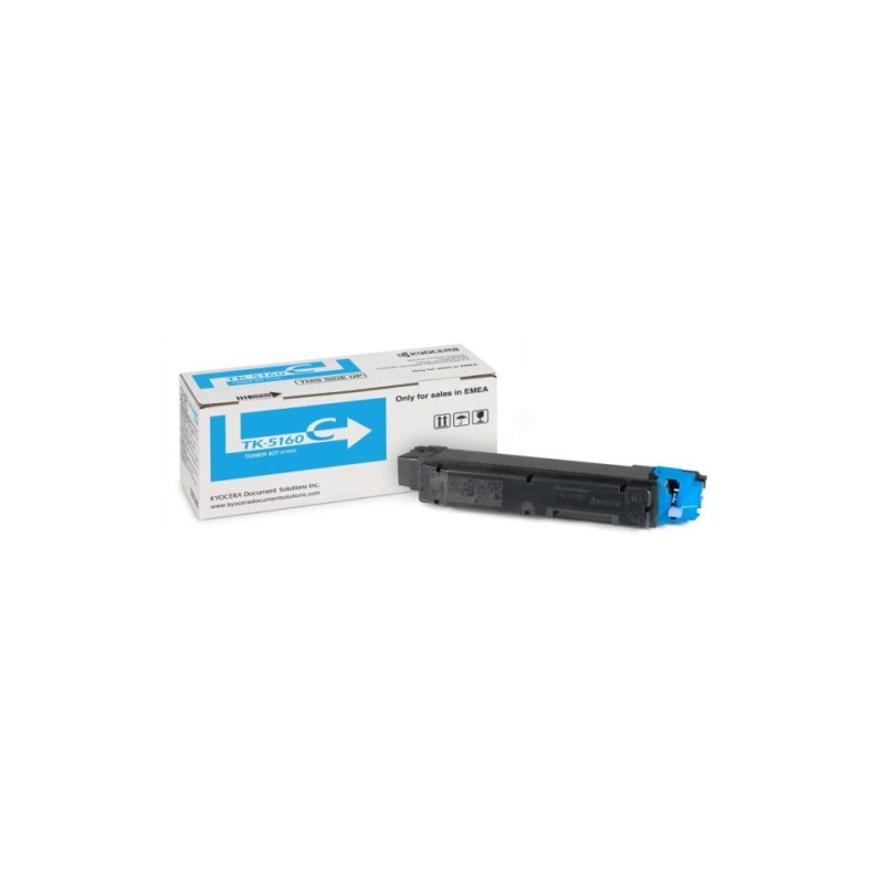 Kyocera Mita 5160 - Toner authentique 1T02NTCNL0, TK5160C - Cyan