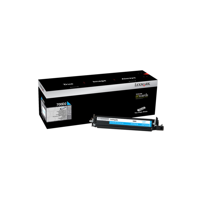 Tambour authentique Lexmark 70C0D20 - Cyan