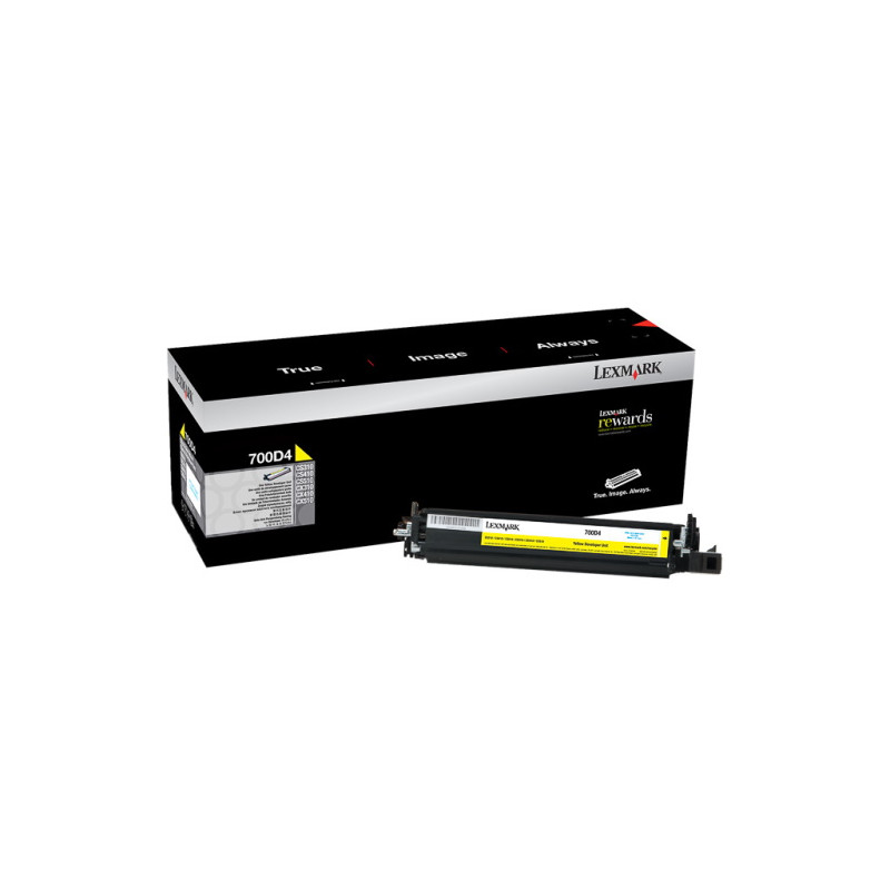 Tambour authentique Lexmark 70C0D40 - Jaune