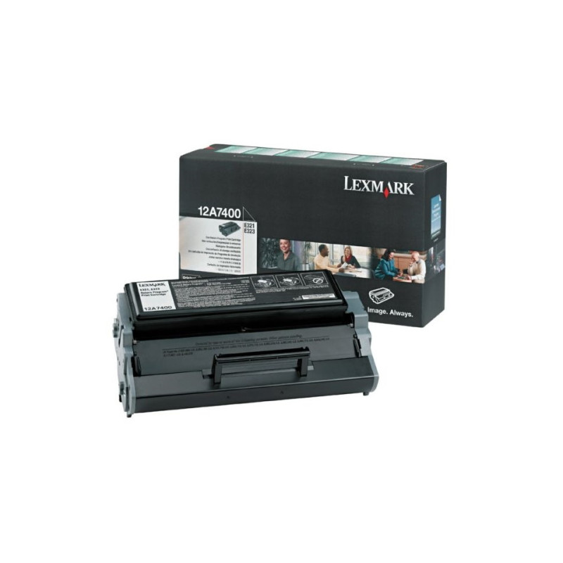 Lexmark 12A7400 - Toner authentique 12A7400 ,E321 - Black