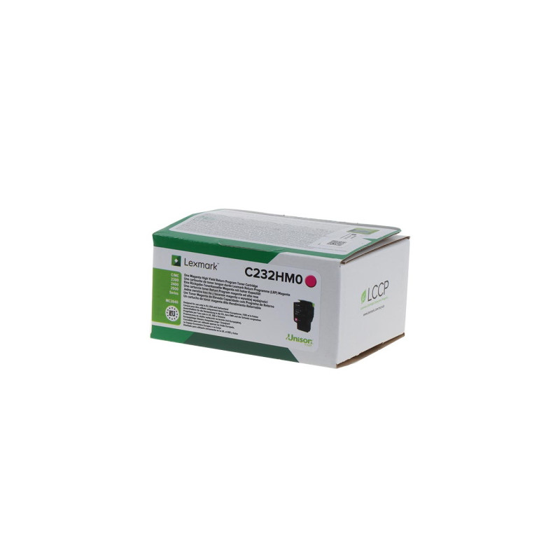 Toner authentique Lexmark C232HM0 - Magenta