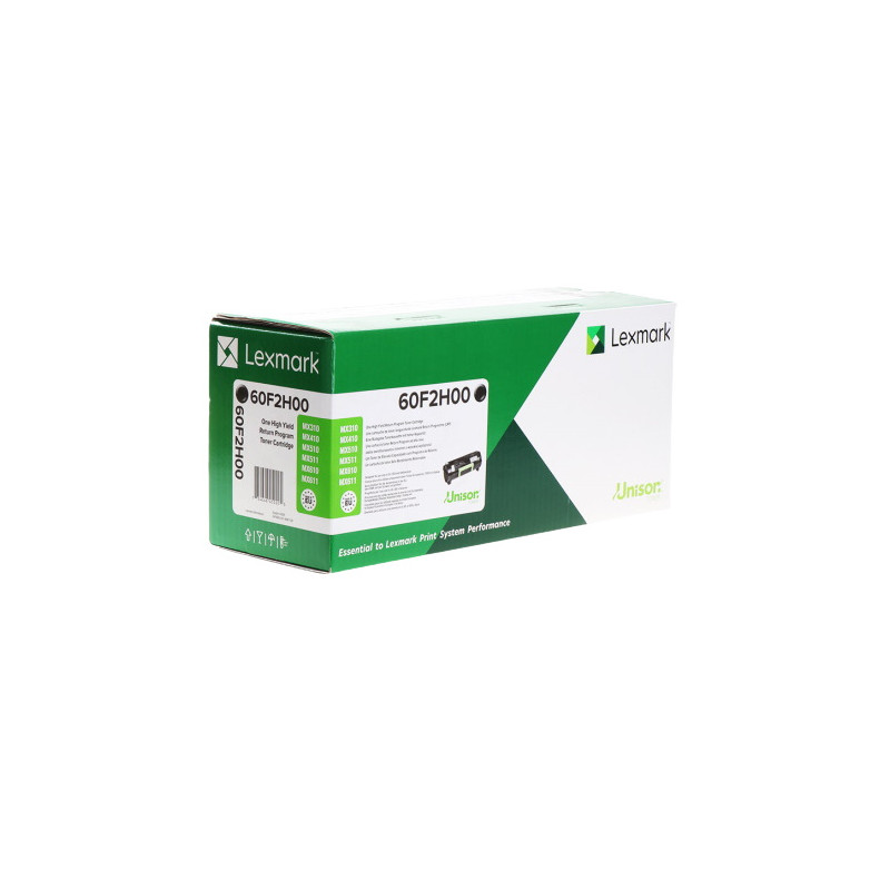 Toner authentique Lexmark 60F2H00 - noir