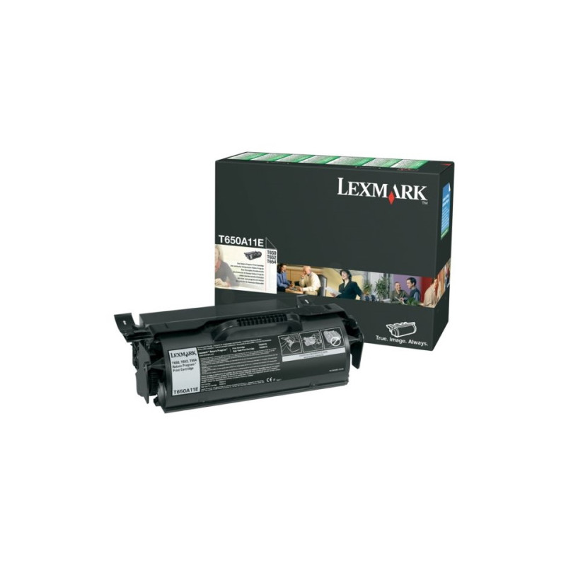 Toner authentique Lexmark T650A11E - noir