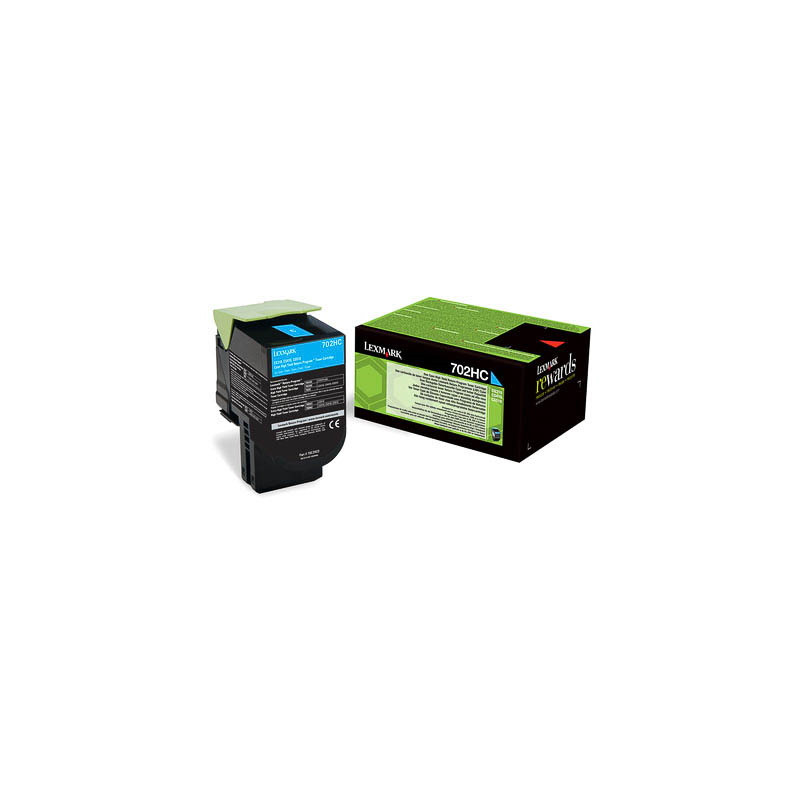 Toner authentique Lexmark 70C2HC0 - Cyan