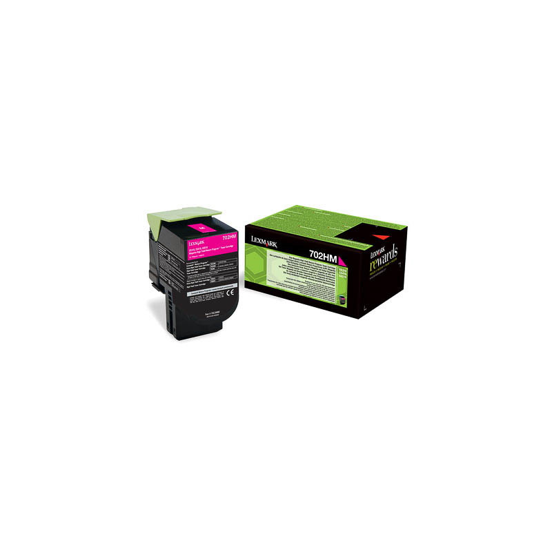 Toner authentique Lexmark 70C2HM0 - Magenta