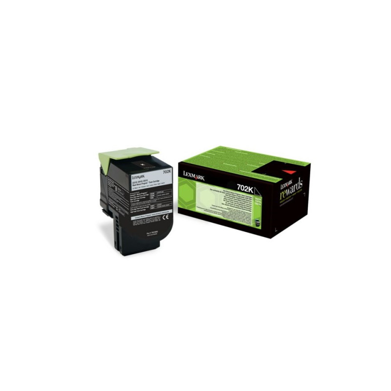 Toner authentique Lexmark 70C20K0 - noir