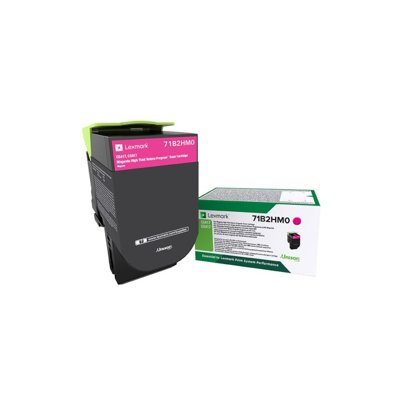 Toner authentique Lexmark 71B2HM0 - Magenta