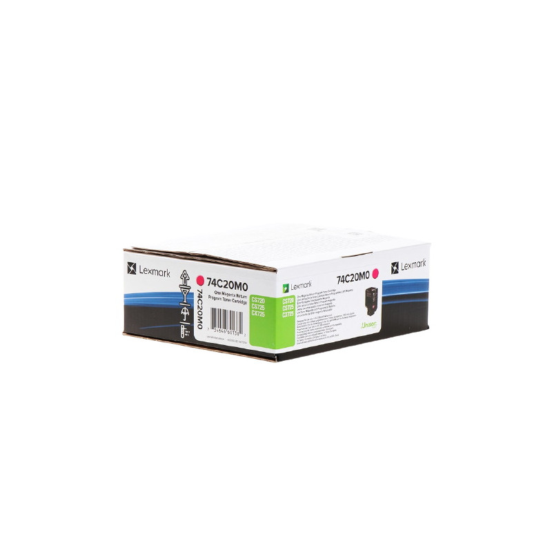 Toner authentique Lexmark 74C20M0 - Magenta