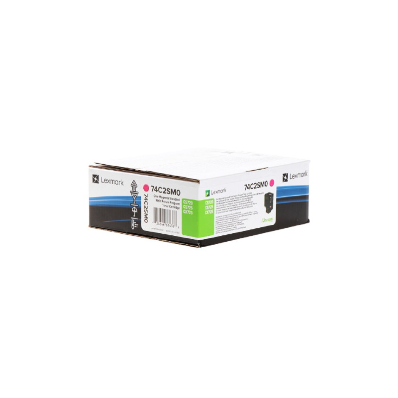 Toner authentique Lexmark 74C2SM0 - Magenta