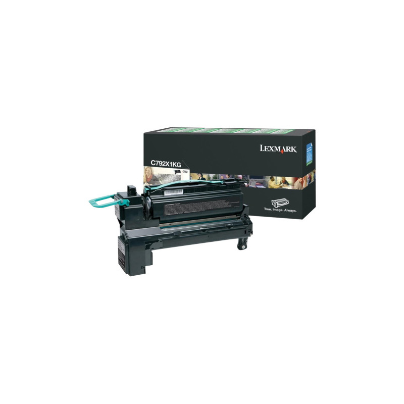 Toner authentique Lexmark C792X1KG - noir