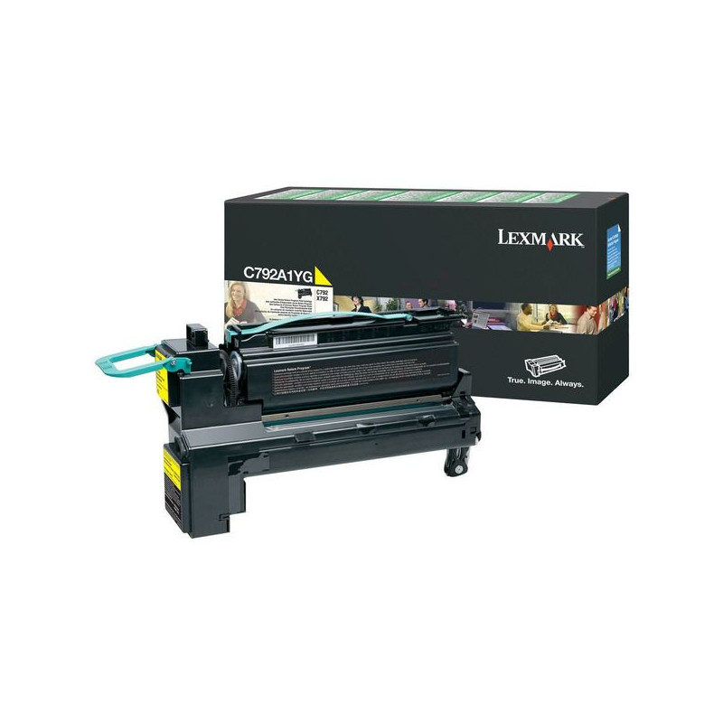 Toner authentique Lexmark C792A1YG - Jaune