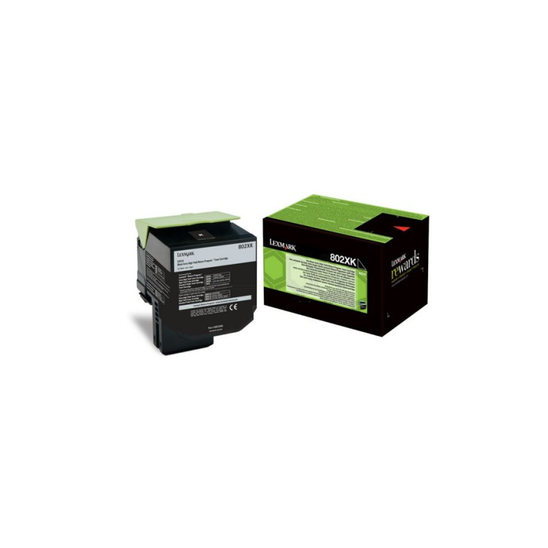 Toner authentique Lexmark 80C2XK0 - noir