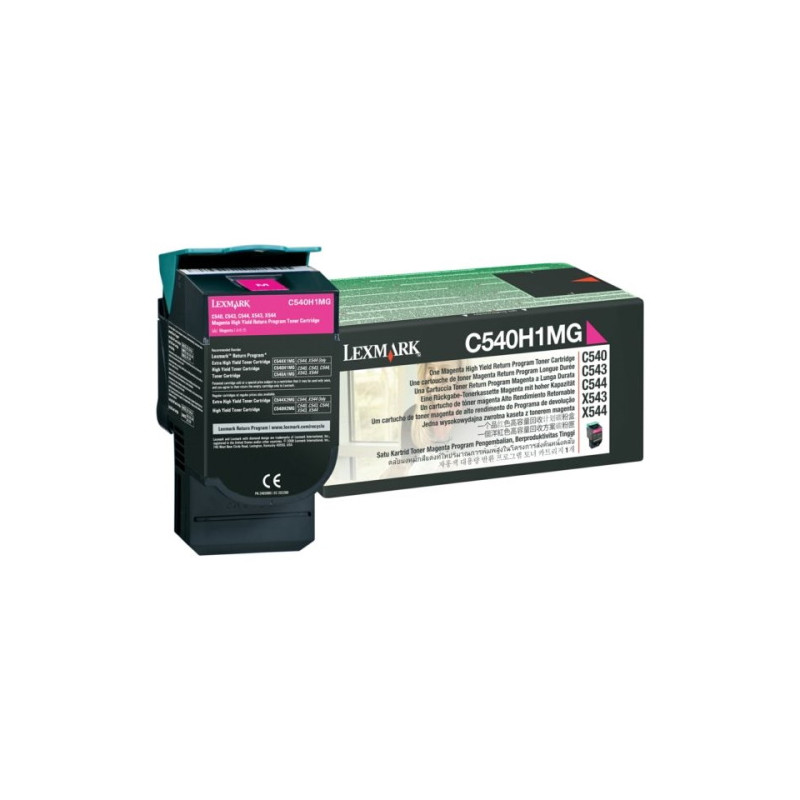 Toner authentique Lexmark 0C540H1MG - Magenta