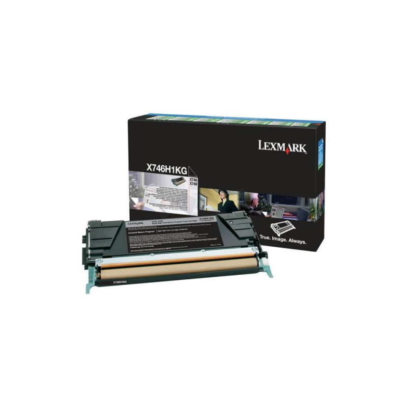 Lexmark X746B - Toner authentique RETURN X746H1KG - Black