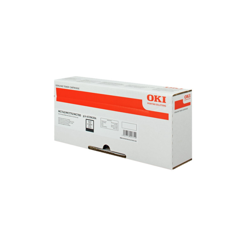 OKI OT760B - Toner authentique Oki 45396304 - Noir