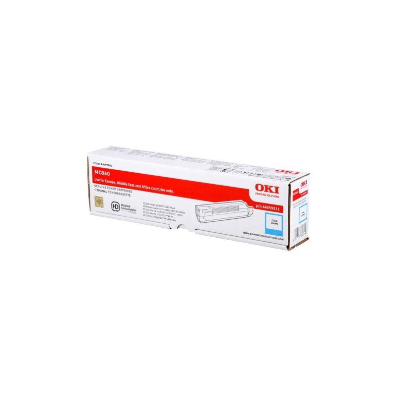 OKI OT860C - Toner authentique Oki 44059211 - Cyan