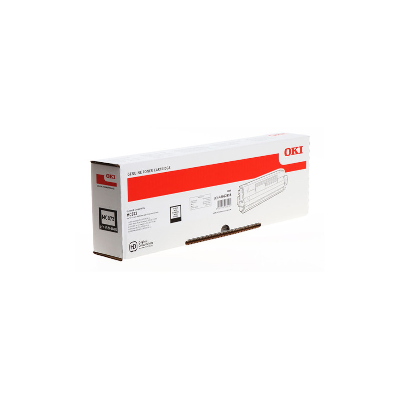 Toner authentique Oki 45862818 - Noir