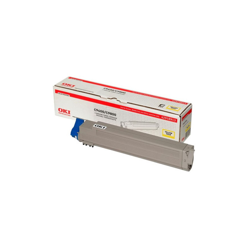 OKI OT9600Y - Toner authentique Oki 42918913 - Yellow