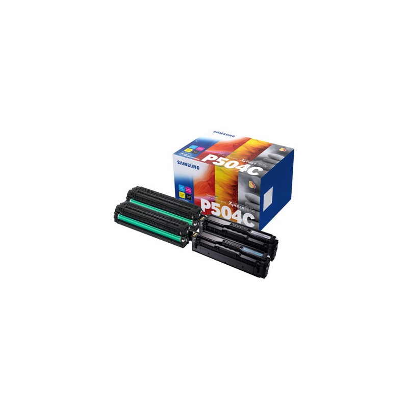 Pack x 4 Toner authentique Samsung CLTK659SELS, SU400A - Noir Cyan Magenta Jaune