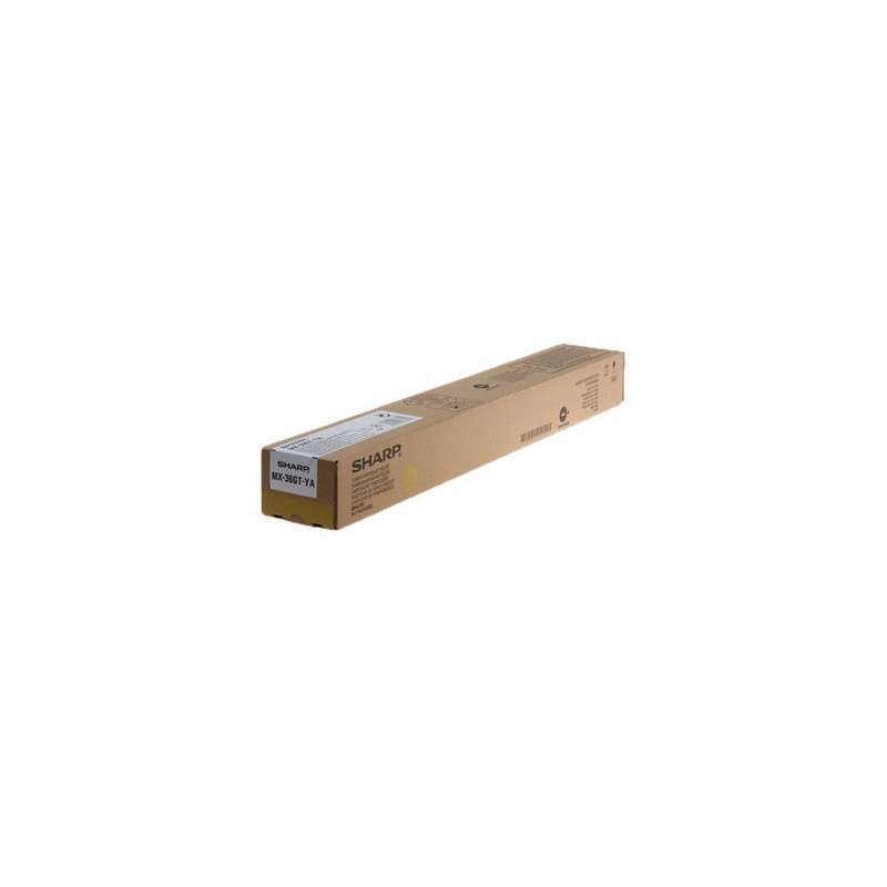 Toner authentique Sharp MX36GTYA - Jaune