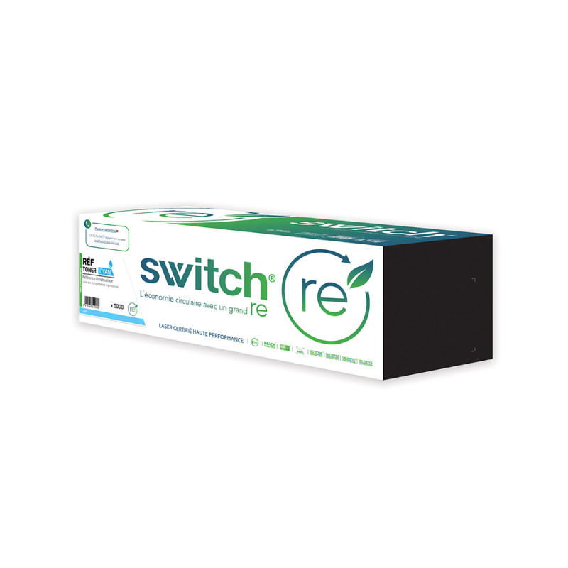 Hp 415A - SWITCH Toner puce OEM compatible W2031A, 415A - Cyan